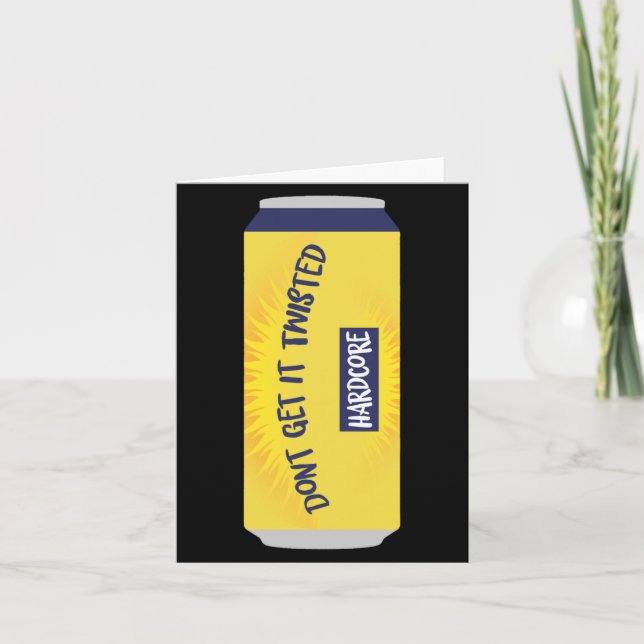 Dont Get It Twisted Tee Tea Meme Long Sleeve  Card (Front)