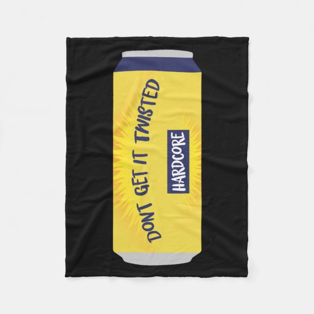 Dont Get It Twisted Tee Tea Meme Long Sleeve  Fleece Blanket (Front)