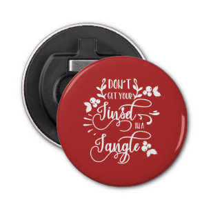 dont get your tinsel in a tangle christmas bottle opener