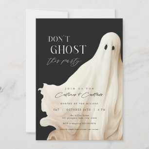 Don't Ghost This Party Halloween Invitation