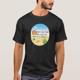 Don't Give A Fck For Men & Women Desert Don't Car T-Shirt