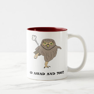 Don't Give a Hoot, Go Ahead and Toot Owl Mug