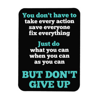 Don't Give Up Magnet