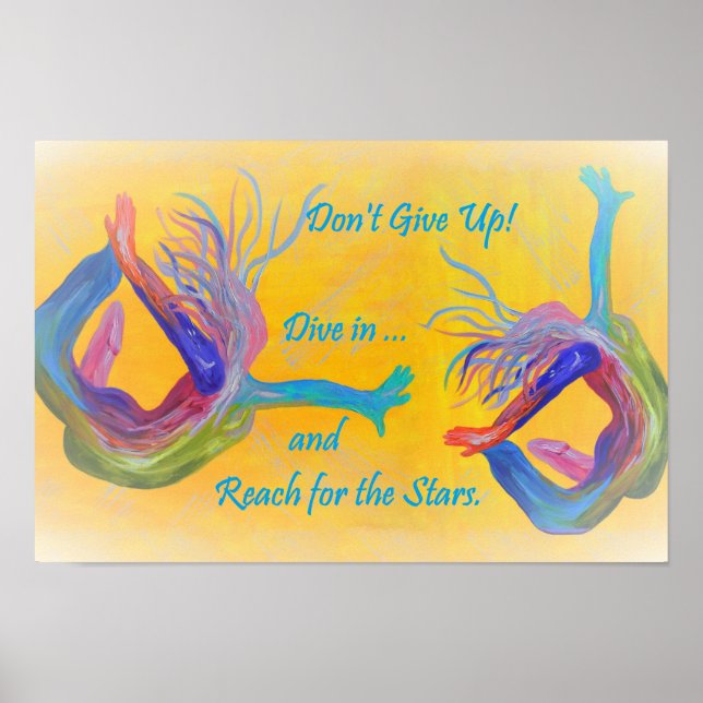 Don't Give Up! Poster (Front)