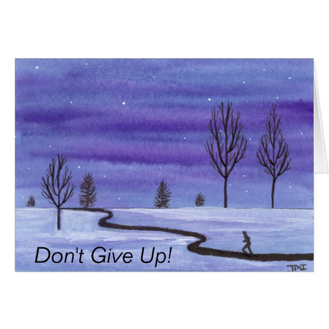 Don't Give Up Runner (Front Horizontal)