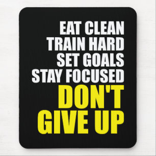 Don't Give Up - Workout Motivational Mouse Pad
