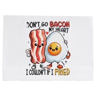 Dont Go Bacon My Heart Large Gift Bag