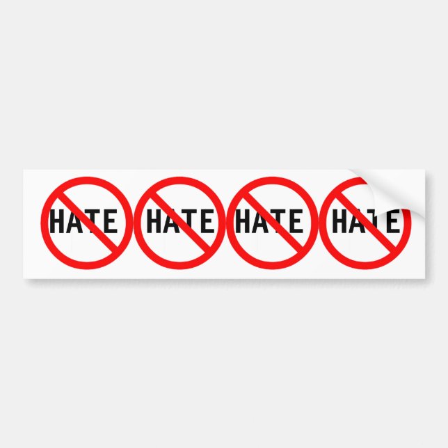 Don't Hate Bumper Sticker (Front)
