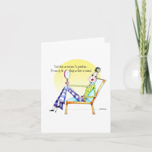 Don't Hate card (Front)