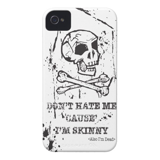 DON'T HATE ME CAUSE I'M SKINNY MAN Case-Mate iPhone CASE (Back)