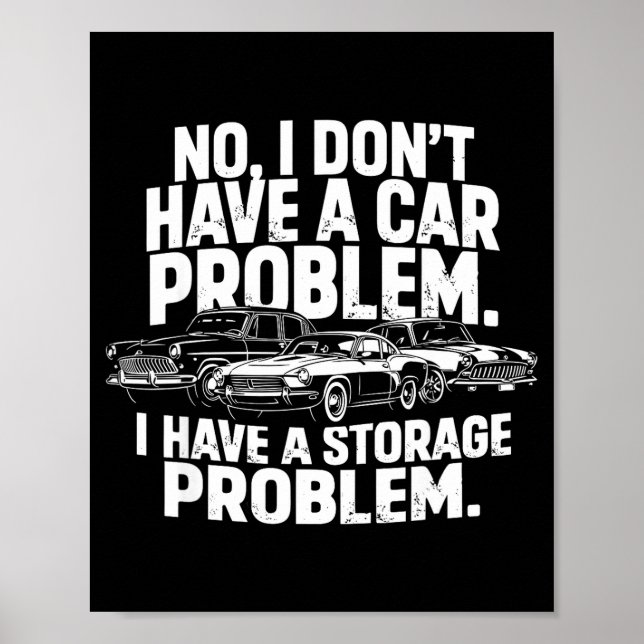 Dont have a car problem have a storage problem poster (Front)