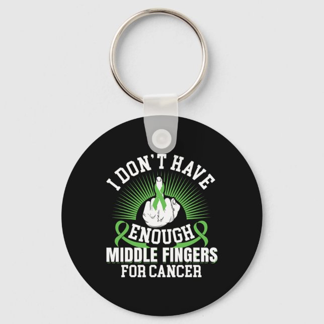 Don't Have Enough Middle Fingers For Bile Duct Can Key Ring (Front)