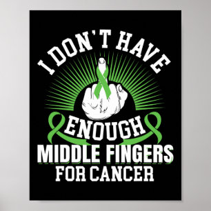 Don't Have Enough Middle Fingers For Bile Duct Can Poster