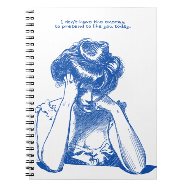 don't have the energy notebook (Front)