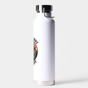 Don't Hurry, Be Happy Official Sloth Hiking Team Water Bottle
