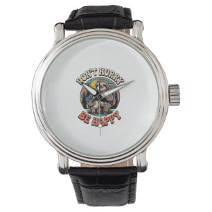 Don't Hurry, Be Happy Sloth Hiking Team Watch
