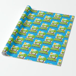 Don't Hurry, Don't Worry Smell The Flowers Wrapping Paper