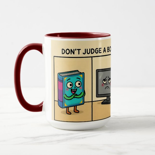 "Don't Judge a book by its TV Adaption Mug (Left)