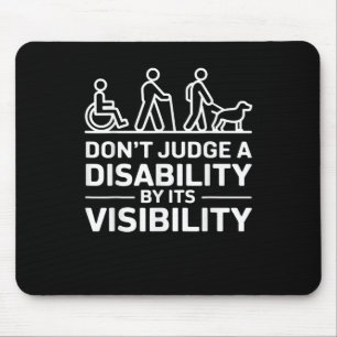 Dont Judge Disability_ Awareness Shirt For Teacher Mouse Pad