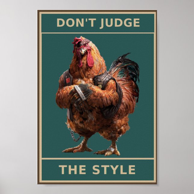 Dont judge the style poster (Front)