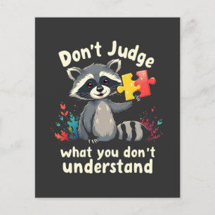 Don't Judge What You Don't Understand Autism  Flyer