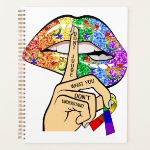Don't Judge What You Dont Understand LGBTQIA Pride Planner
