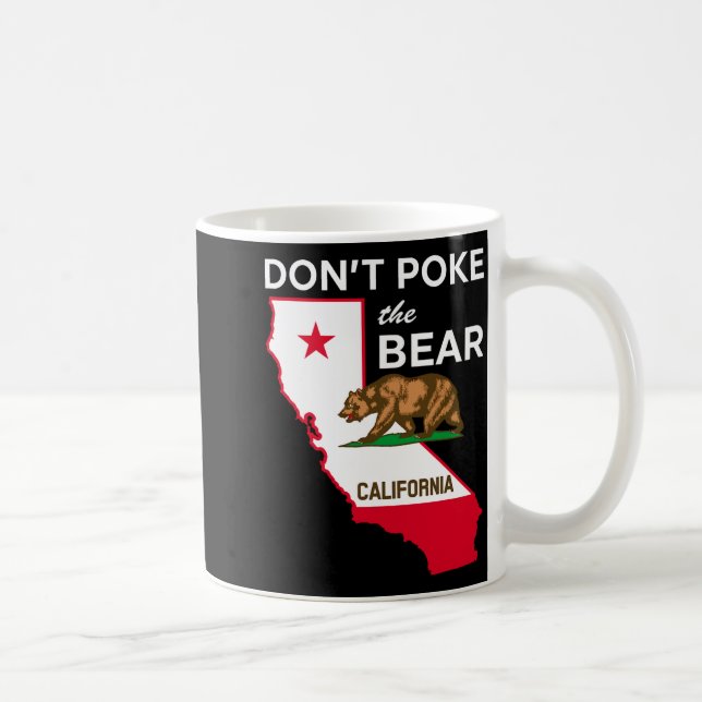 Dont Ke The Bear California Republic Design  Coffee Mug (Right)