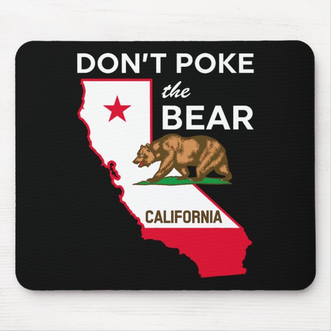 Dont Ke The Bear California Republic Design  Mouse Pad (Front)