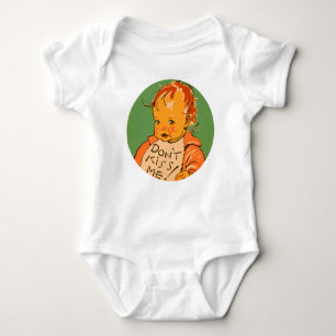 "Don't Kiss Me" Vintage Retro Baby Baby Bodysuit