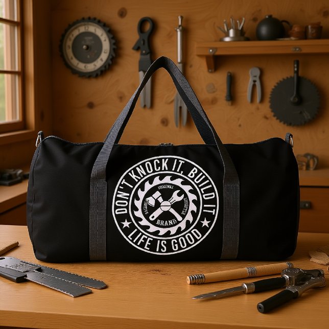 Don't Knock It Build It Duffle Bag (Creator Uploaded)