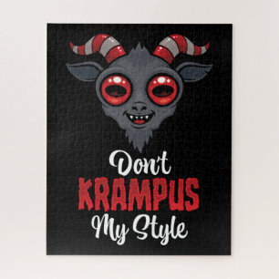 Don't Krampus My Style Jigsaw Puzzle