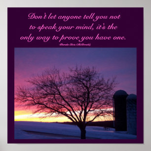 Don't let anyone tell you....Quote Poster