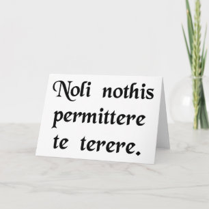 Don't let the bastards get you down card