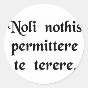 Don't let the bastards get you down classic round sticker