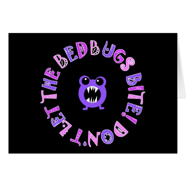 Don't Let The Bedbugs Bite! (Front Horizontal)