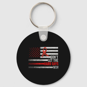 Don't Let The Hard Days Win World Sickle Cell Awar Key Ring