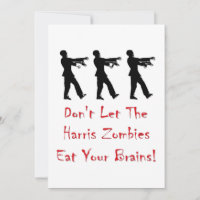 Don't Let The Harris Zombies Eat Your Brains