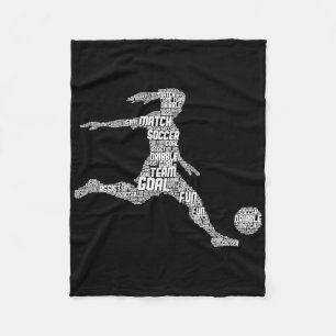 Don't Let The Pretty Face Fool You Women Girls Soc Fleece Blanket