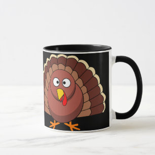 Don't Let the Turkeys Get You  Down - Latin Mug