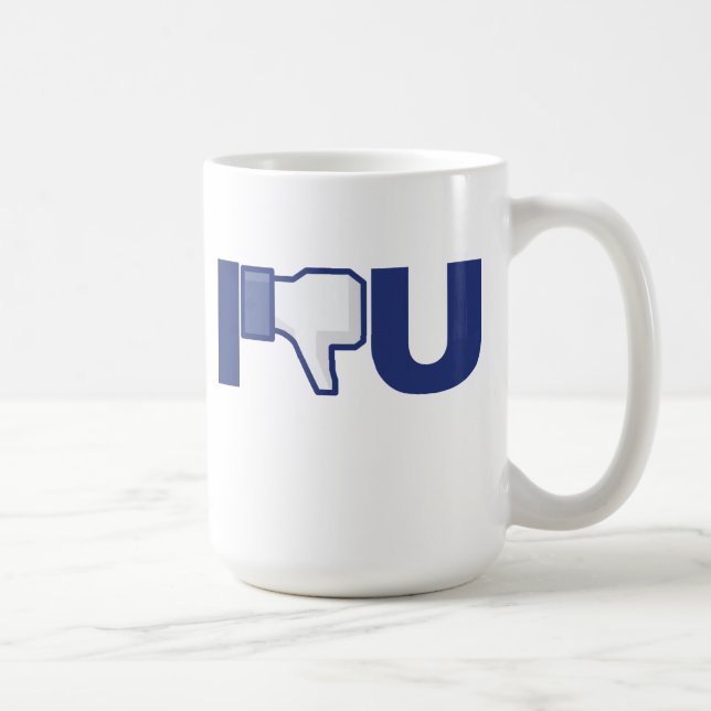 Don't Like Thumbs Down Funny Mug (Right)