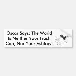 Don't Litter Bumper Sticker