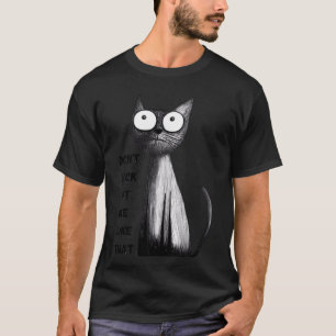 Dont Look At Me Likehat Funny Cat T-Shirt