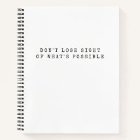 Don't Lose Sight -What's Possible White Text