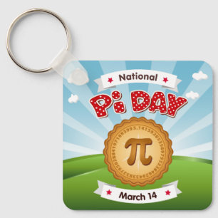 Don't Lose Your Keys Pi Day Key Ring