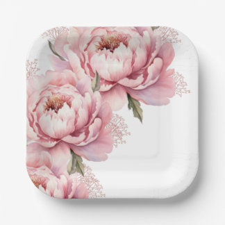 Don't Make Me Blush Paper Plate