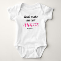 Don't Make Me Call Auntie Again Hearts Pink Black
