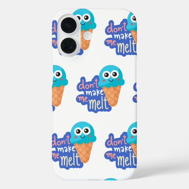 dont make me melt ice cream Case-Mate iPhone case (Back)