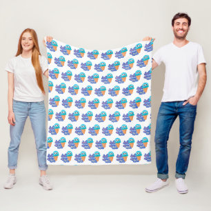 dont make me melt ice cream fleece blanket