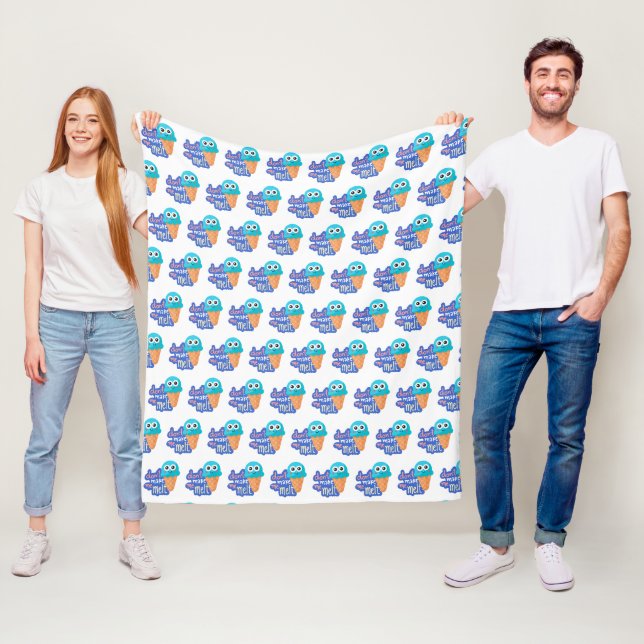dont make me melt ice cream fleece blanket (In Situ)