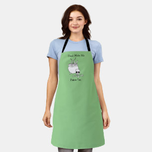 Don't Make Me Poison You Funny Horror Apron